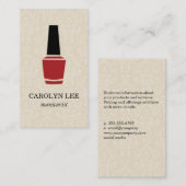 Nail Poland Elegant Damask Visitekaartje (Voorkant / Achterkant)