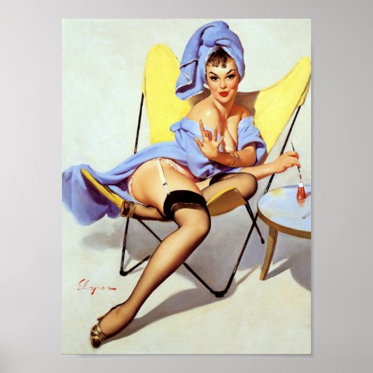 Nail Poland Pin Up Poster (Voorkant)