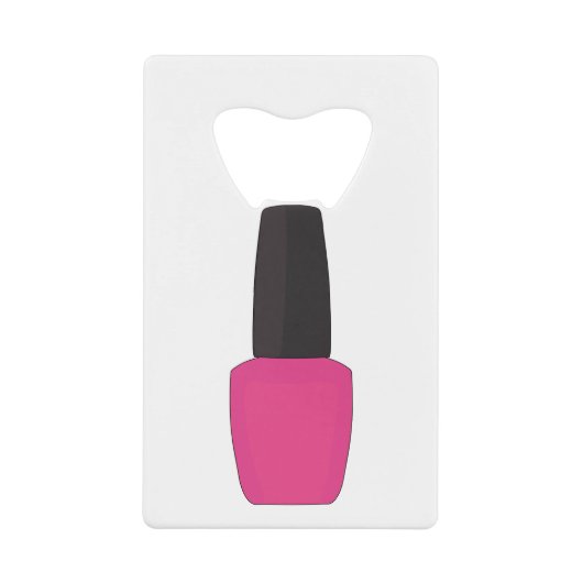 Nail Polish Bottle Creditkaart Flessenopener (Voorkant)
