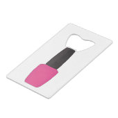 Nail Polish Bottle Creditkaart Flessenopener (Voorkant Gekanteld)