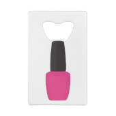 Nail Polish Bottle Creditkaart Flessenopener (Achterkant)