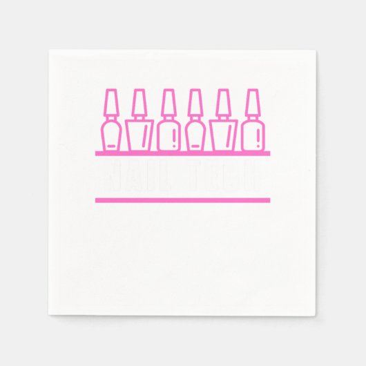 Nail Polish Fingernails Nail Technician Manicurist Servet (Voorkant)