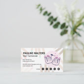 Nail Polish | Manicured Hands Drawing Visitekaartje (Staand voorkant)