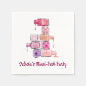 Nail Polish Stack Custom Paper Party Servet (Voorkant)