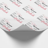 Nail-poolliefhebber Cadeaupapier (Hoek)