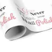 Nail-poolliefhebber Cadeaupapier (Rol Hoek)