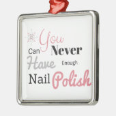 Nail-poolliefhebber - Klik op aankoop Metalen Ornament (Links)