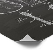 Nail Pools applicator 1963 Patent Art Chalkboard Poster (Hoek)