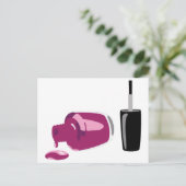 Nail Pools Briefkaart (Staand voorkant)