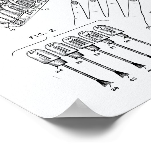 Nail Pools Kit 1955 Whitepaper over octrooien Poster (Hoek)