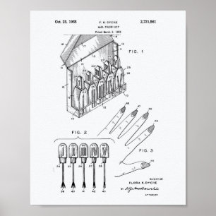 Nail Pools Kit 1955 Whitepaper over octrooien Poster