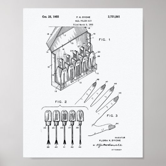 Nail Pools Kit 1955 Whitepaper over octrooien Poster (Voorkant)
