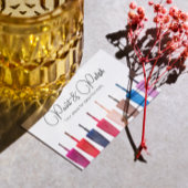 Nail Pools kleurenset Nail Salon Visitekaartje