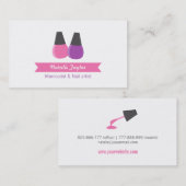 Nail Pools Manicurist Nail Artist Visitekaartjes (Voorkant / Achterkant)