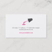 Nail Pools Manicurist Nail Artist Visitekaartjes (Achterkant)