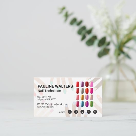 Nail Pools | Mestpedicure Visitekaartje (Staand voorkant)