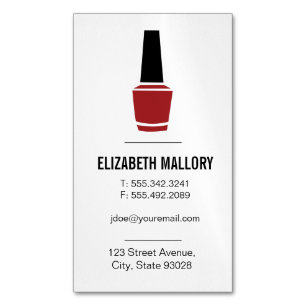 Nail Pools   Minimalistisch Magnetisch Visitekaartje