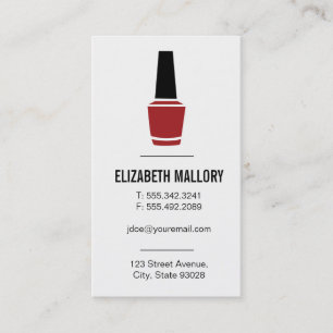 Nail Pools   Minimalistisch Visitekaartje