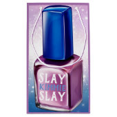 Nail Pools Paars| Blauw en Sparkles | Aangepaste r Klein Cadeauzakje (Achterkant)