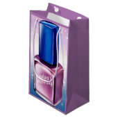 Nail Pools Paars| Blauw en Sparkles | Aangepaste r Klein Cadeauzakje (Voorkant Gekanteld)