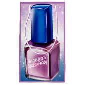 Nail Pools Paars| Blauw en Sparkles | Aangepaste r Klein Cadeauzakje (Voorkant)