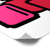 Nail pools schoonheid poster (Hoek)