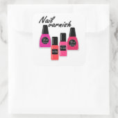 Nail Pools Vierkante Sticker (Tas)