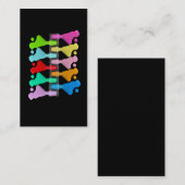 Nail Poolse buizen vormen een Nail Technicus Visitekaartje (Voorkant / Achterkant)