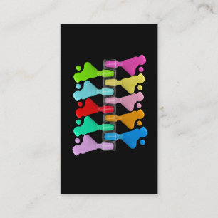 Nail Poolse buizen vormen een Nail Technicus Visitekaartje