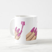Nail Poolse Emoji Koffiemok (Voorkant links)