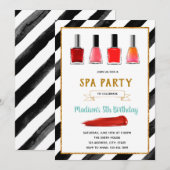 Nail-poolse feestdag kaart (Voorkant / Achterkant)