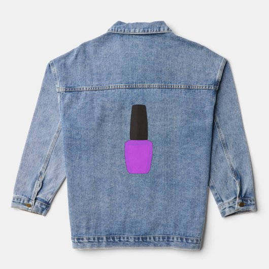 Nail Poolse fles Denim Jacket (Achterkant)