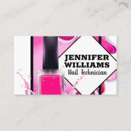 Nail Poolse fles | Manicurist Visitekaartje