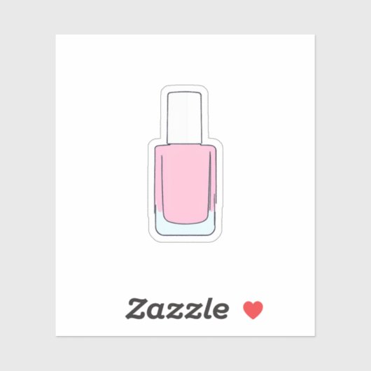 Nail Poolse fles Sticker (Vel)