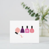 Nail Poolse flessen Briefkaart (Staand voorkant)