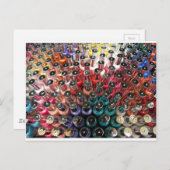 Nail Poolse flessen Briefkaart (Voorkant / Achterkant)