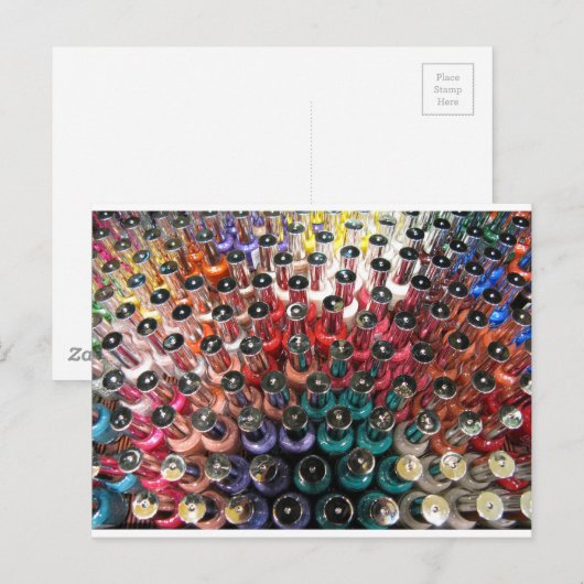 Nail Poolse flessen Briefkaart (Voorkant / Achterkant)