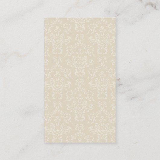 Nail Poolse flessen | DamasMonogram Visitekaartje (Achterkant)