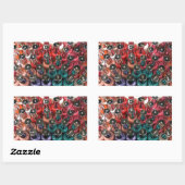 Nail Poolse flessen Rechthoekige Sticker (Vel)