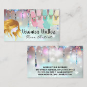 Nail Poolse lekkages | Bokeh Glamor Klantenkaartje (Voorkant / Achterkant)