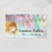 Nail Poolse lekkages | Bokeh Glamor Klantenkaartje (Voorkant)