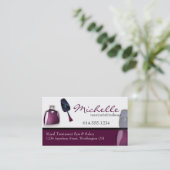 Nail Poolse Manicurist Makeup Visitekaartjes (Staand voorkant)
