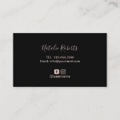 Nail Poolse Roos Gold Drivers Manicurist Visitekaartje (Achterkant)