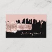 Nail Poolse Roos Gold Drivers Manicurist Visitekaartje (Voorkant)