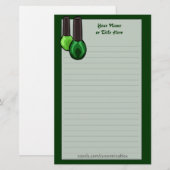 Nail Poolse schrijfmachine Briefpapier (Voorkant / Achterkant)