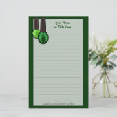 Nail Poolse schrijfmachine Briefpapier (Staand voorkant)