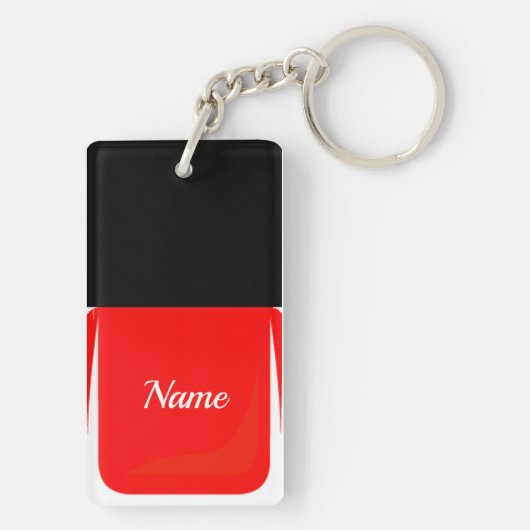 Nail Poolse Sleutelhanger Red (achterkant)