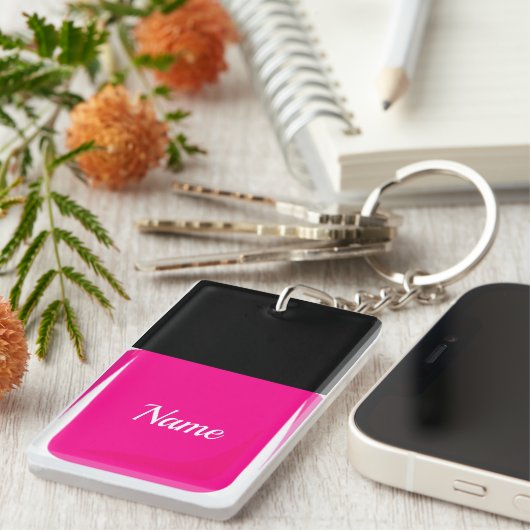 Nail Poolse Sleutelhanger Roze (Voorkant Rechts)