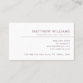 Nail Professional QR-code Logo Modern Visitekaartje (Achterkant)