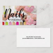 Nail Salon Accessoires | Schoonheidsproducten Visitekaartje (Voorkant / Achterkant)
